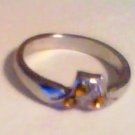 Citrine Three-Stone Journey Ring