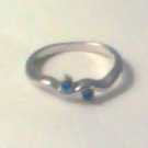 Aquamarine Duo Ring