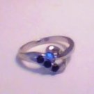 Onyx Three-Stone Ring