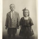 Vintage Children Postcard Photograh