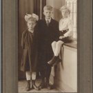 Vintage Children Photograph in Vintage Folder