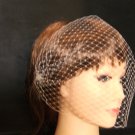 Birdcage veil with 2 side mini combs.Blusher veil,Bridal Hair accessory