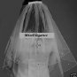 Holy communion Veil, with Diamonte cross,with detachable comb Pencil/ribbon edge