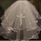 First holy communion veil,WHITE, IVORY  HOLY COMMUNION VEIL