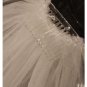 Bridal Veil,Wedding Veil,IVORY 2T elbow lLength 20"25"Communion Veil,Hennight veil.Ribbon edge