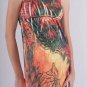 Sleeveless Screen Printed Multi-Colored Heart & Roses Graphic Tunic Juniors Top S1555S