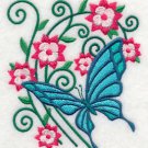 blue butterfly set of 2