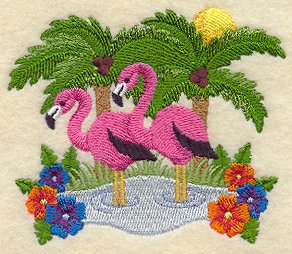flamengos set of 2
