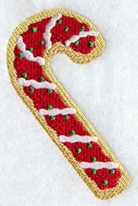 candy cane cookie set of 2