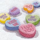 candy hearts  set of 2