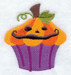jack- o- lantern cupcake set of 2