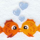 goldfish kissing set of 2