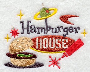 hamburger house  set of 2