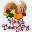 happy thanks giving cornucopia set of 2