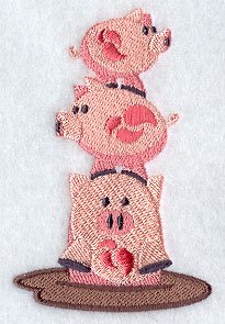 stacking pigs set of 2