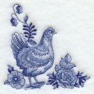 delft blue hen set of 2