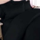Sheet Set Regular Set 1000 Thread Count Solid BLACK King 100% Egyptian Cotton