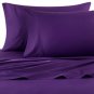 Sheet Set Regular Set 1000 Thread Count Solid PURPLE King 100% Egyptian Cotton