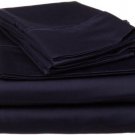 Sheet Set Regular Set 1000 Thread Count Solid NAVY BLUE QUEEN 100% Egyptian Cotton