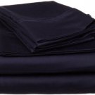 Sheet Set Regular Set 1000 TC  Solid NAVY BLUE FULL 100% Egyptian Cotton