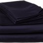 Sheet Set Regular Set 1000 TC  Solid NAVY BLUE FULL 100% Egyptian Cotton