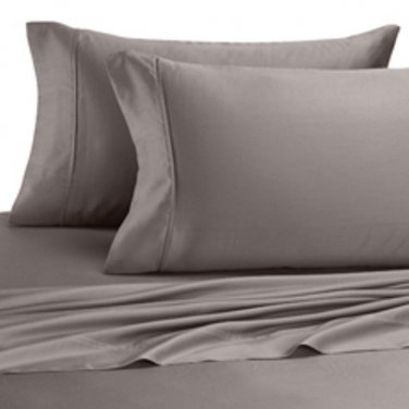 Sheet Set Regular Set 1000 TC  Solid ELEPHANT GREY FULL 100% Egyptian Cotton