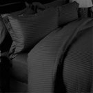 Sheet Set Regular Set 1000 TC  STRIPE  BLACK QUEEN 100% Egyptian Cotton
