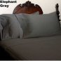 Sheet Set Regular Set 1000 TC  STRIPE ELEPHANT GREY QUEEN 100% Egyptian Cotton