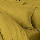 Sheet Set Regular Set 1000 TC  STRIPE GOLD QUEEN 100% Egyptian Cotton