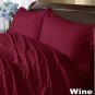 Sheet Set Regular Set 1000 TC  STRIPE WINE QUEEN 100% Egyptian Cotton
