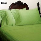 Sheet Set Regular Set 1000 TC TWIN SIZE SAGE STRIPE 100% Egyptian Cotton
