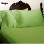 Sheet Set Regular Set 1000 TC TWIN SIZE SAGE STRIPE 100% Egyptian Cotton
