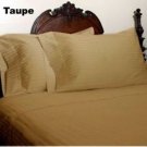 Sheet Set Regular Set 1000 TC TWIN SIZE TAUPE STRIPE 100% Egyptian Cotton