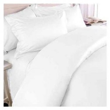 Sheet Set Regular Set 1000 TC TWIN SIZE WHITE SOLID 100% Egyptian Cotton