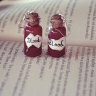 Blood earrings