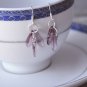 Purple earrings