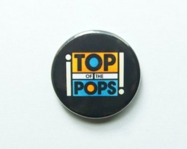 Top of the Pops 25 mm Button Pin Badge Retro BBC TV Nostalgia