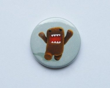 Domokun 25 mm Button Badge Domo Kun Dommo Dommokun Domo-Kun