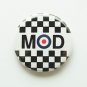 "Mod" Target 25 mm Button Badge The Who Lambretta Vespa Parka Soul Ska Piaggio