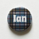 "Ian" Bay City Rollers 25mm Button Pin Badge - 1970 1970s 70s Retro