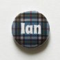 "Ian" Bay City Rollers 25mm Button Pin Badge - 1970 1970s 70s Retro