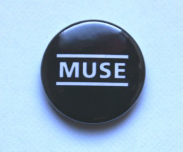 Muse 25mm 1 inch Button Pin Badge Alternative Rock Band Matt Bellamy