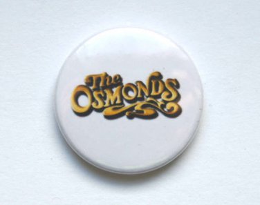The Osmonds 25mm Button Pin Badge - 1970 1970s 70s Retro