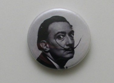 Salvador Dali 25mm 1 inch Button Badge Art Artist