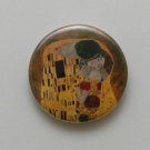 Gustav Kilmt "The Kiss" 25mm Badge Art Oil Painting Artist