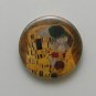 Gustav Kilmt "The Kiss" 25mm Badge Art Oil Painting Artist