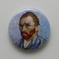 "Self Portrait" by Vincent Van Gogh 25mm Badge Art Sunflowers