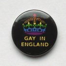 Gay in England 25mm 1 inch Button Pin Badge lgbt lesbian gay pride