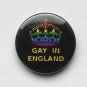 Gay in England 25mm 1 inch Button Pin Badge lgbt lesbian gay pride