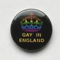 Gay in England 25mm 1 inch Button Pin Badge lgbt lesbian gay pride